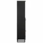 Mueble de baño de madera maciza de mango negro 38x33x160 cm de , Muebles de baño - Ref: Foro24-4017706, Precio: 120,10 €, Des...
