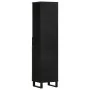 Mueble de baño de madera maciza de mango negro 38x33x160 cm de , Muebles de baño - Ref: Foro24-4017706, Precio: 120,10 €, Des...