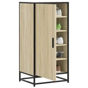 Mueble zapatero madera contrachapada roble sonoma 48x38x97,5 cm by , Shoe racks and shoe organizers - Ref: Foro24-849200, Pri...