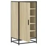 Mueble zapatero madera contrachapada roble sonoma 48x38x97,5 cm by , Shoe racks and shoe organizers - Ref: Foro24-849200, Pri...