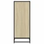 Mueble zapatero madera contrachapada roble sonoma 48x38x97,5 cm by , Shoe racks and shoe organizers - Ref: Foro24-849200, Pri...