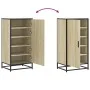 Mueble zapatero madera contrachapada roble sonoma 48x38x97,5 cm by , Shoe racks and shoe organizers - Ref: Foro24-849200, Pri...