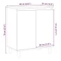 Aparador madera contrachapada roble artisian 60x35x70 cm by , Sideboards - Ref: Foro24-856477, Price: 68,23 €, Discount: %