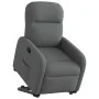 Sillón reclinable elevable de tela gris oscuro by , Armchairs - Ref: Foro24-3302973, Price: 267,35 €, Discount: %