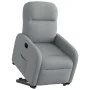 Sillón eléctrico reclinable elevable de tela gris claro de , Sillones - Ref: Foro24-3302992, Precio: 293,85 €, Descuento: %