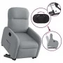 Sillón eléctrico reclinable elevable de tela gris claro de , Sillones - Ref: Foro24-3302992, Precio: 293,85 €, Descuento: %