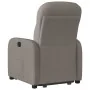 Sillón eléctrico reclinable elevable de tela gris taupe by , Armchairs - Ref: Foro24-3302999, Price: 315,63 €, Discount: %