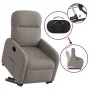 Sillón eléctrico reclinable elevable de tela gris taupe by , Armchairs - Ref: Foro24-3302999, Price: 315,63 €, Discount: %