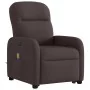 Sillón masaje eléctrico reclinable elevable tela marrón oscuro by , Armchairs - Ref: Foro24-3303007, Price: 331,81 €, Discoun...