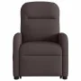 Sillón masaje eléctrico reclinable elevable tela marrón oscuro by , Armchairs - Ref: Foro24-3303007, Price: 331,81 €, Discoun...