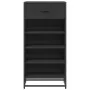Mueble zapatero de madera de ingeniería negro 48x38x97,5 cm de , Zapateros y organizadores de calzado - Ref: Foro24-849209, P...