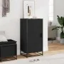 Mueble zapatero de madera de ingeniería negro 48x38x97,5 cm de , Zapateros y organizadores de calzado - Ref: Foro24-849199, P...