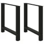 Patas de mesa de centro acero negro 2 uds 70x(72-73) cm de , Patas para mesas - Ref: Foro24-4013308, Precio: 82,85 €, Descuen...