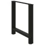 Patas de mesa de centro acero negro 2 uds 70x(72-73) cm de , Patas para mesas - Ref: Foro24-4013308, Precio: 82,85 €, Descuen...