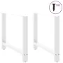 Patas de mesa de centro acero blanco 2 uds 90x(72-73) cm von , Tischbeine - Ref: Foro24-4013317, Preis: 102,38 €, Rabatt: %