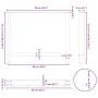 Patas de mesa de centro acero blanco 2 uds 90x(72-73) cm von , Tischbeine - Ref: Foro24-4013317, Preis: 102,38 €, Rabatt: %