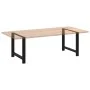Patas de mesa de centro acero negro 2 uds 100x(72-73) cm de , Patas para mesas - Ref: Foro24-4013320, Precio: 106,36 €, Descu...