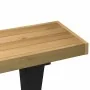 Mesa consola NOAIN patas en X madera maciza pino 120x30x75 cm by , console tables - Ref: Foro24-4100037, Price: 89,90 €, Disc...