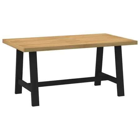 Mesa comedor NOAIN patas forma A madera maciza pino 160x90x75cm by , Kitchen and dining tables - Ref: Foro24-4100042, Price: ...