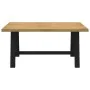 Mesa comedor NOAIN patas forma A madera maciza pino 160x90x75cm by , Kitchen and dining tables - Ref: Foro24-4100042, Price: ...