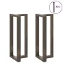 Patas mesa bar forma T 2 uds acero natural 40x35x(100-101) cm von , Tischbeine - Ref: Foro24-4013087, Preis: 145,87 €, Rabatt: %