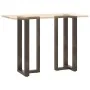 Patas mesa bar forma T 2 uds acero natural 40x35x(100-101) cm von , Tischbeine - Ref: Foro24-4013087, Preis: 145,87 €, Rabatt: %