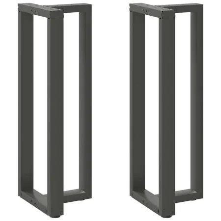 Patas mesa bar forma T 2 uds acero antracita 50x35x(110-111)cm de , Patas para mesas - Ref: Foro24-4013102, Precio: 154,48 €,...