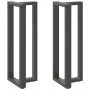 Patas mesa bar forma T 2 uds acero antracita 50x35x(110-111)cm de , Patas para mesas - Ref: Foro24-4013102, Precio: 154,48 €,...