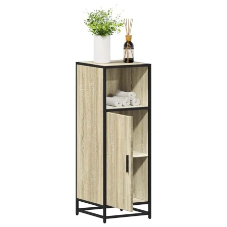 Armario de baño madera contrachapada roble Sonoma 35x37,5x100cm de , Muebles de baño - Ref: Foro24-849240, Precio: 64,83 €, D...