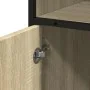 Armario de baño madera contrachapada roble Sonoma 35x37,5x100cm de , Muebles de baño - Ref: Foro24-849240, Precio: 64,83 €, D...