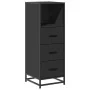Armario de baño madera contrachapada negro 35x37,5x100 cm by , Bathroom furniture - Ref: Foro24-849249, Price: 92,27 €, Disco...