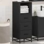 Armario de baño madera contrachapada negro 35x37,5x100 cm by , Bathroom furniture - Ref: Foro24-849249, Price: 92,27 €, Disco...