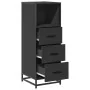 Armario de baño madera contrachapada negro 35x37,5x100 cm by , Bathroom furniture - Ref: Foro24-849249, Price: 92,27 €, Disco...