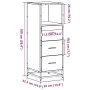 Armario de baño madera contrachapada negro 35x37,5x100 cm by , Bathroom furniture - Ref: Foro24-849249, Price: 92,27 €, Disco...