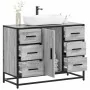 Armario lavabo baño madera ingeniería gris Sonoma 80x33x60 cm by , Bathroom furniture - Ref: Foro24-849282, Price: 124,88 €, ...