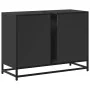 Armario de lavabo de baño madera ingeniería negro 80x33x60 cm by , Bathroom furniture - Ref: Foro24-849289, Price: 79,27 €, D...