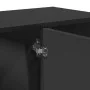 Armario de lavabo de baño madera ingeniería negro 80x33x60 cm by , Bathroom furniture - Ref: Foro24-849289, Price: 79,27 €, D...
