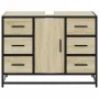Armario lavabo baño madera ingeniería roble Sonoma 80x33x60 cm von , Badezimmermöbel - Ref: Foro24-849280, Preis: 118,14 €, R...