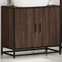 Mueble de lavabo madera de ingeniería roble marrón 65x33x60 cm by , Bathroom furniture - Ref: Foro24-849268, Price: 60,34 €, ...