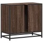Mueble de lavabo madera de ingeniería roble marrón 65x33x60 cm by , Bathroom furniture - Ref: Foro24-849268, Price: 60,34 €, ...