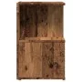 Mesita de noche madera contrachapada madera vieja 35x35x55 cm de , Mesitas de noche - Ref: Foro24-856530, Precio: 34,26 €, De...
