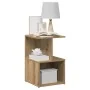 Mesita de noche madera de ingeniería roble artisian 35x35x55 cm de , Mesitas de noche - Ref: Foro24-856532, Precio: 38,10 €, ...