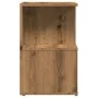 Mesita de noche madera de ingeniería roble artisian 35x35x55 cm de , Mesitas de noche - Ref: Foro24-856532, Precio: 38,10 €, ...