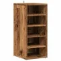 Mueble zapatero madera de ingeniería envejecida 32x35x70 cm de , Zapateros y organizadores de calzado - Ref: Foro24-856710, P...