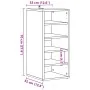 Mueble zapatero madera de ingeniería envejecida 32x35x70 cm de , Zapateros y organizadores de calzado - Ref: Foro24-856710, P...