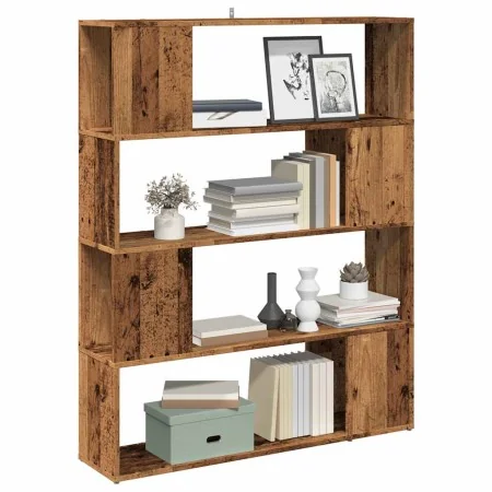 Estantería/divisor de espacios madera envejecida 100x24x124,5cm by , Bookcases and shelves - Ref: Foro24-856744, Price: 70,36...