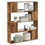 Estantería/divisor de espacios madera envejecida 100x24x124,5cm by , Bookcases and shelves - Ref: Foro24-856744, Price: 70,36...