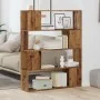 Estantería/divisor de espacios madera envejecida 100x24x124,5cm by , Bookcases and shelves - Ref: Foro24-856744, Price: 70,36...