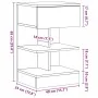 Mesita de noche madera de ingeniería roble artisan 40x35x65 cm von , Nachttische - Ref: Foro24-856750, Preis: 52,47 €, Rabatt: %