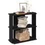 Librería de 3 estantes madera de ingeniería negro 60x30x80 cm de , Librerías y estanterías - Ref: Foro24-860257, Precio: 42,0...